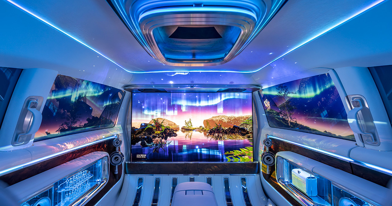 Mercedes Vision V Konzept Audioanlage Mercedes Vision V Konzept Audioanlage