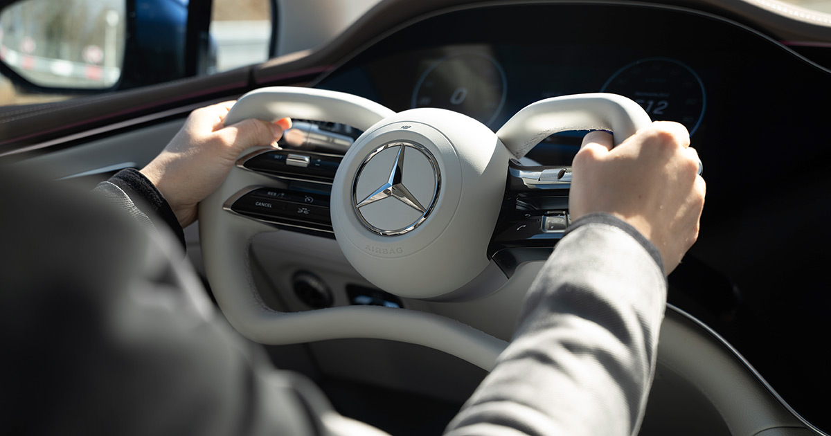 Fortschrittliche Lenkungstechnik bei Mercedes-Benz