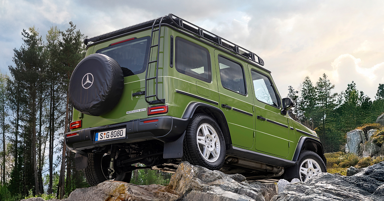 Innenraum der Mercedes-Benz G-Klasse Edition Stärker als die 1980er Jahre
