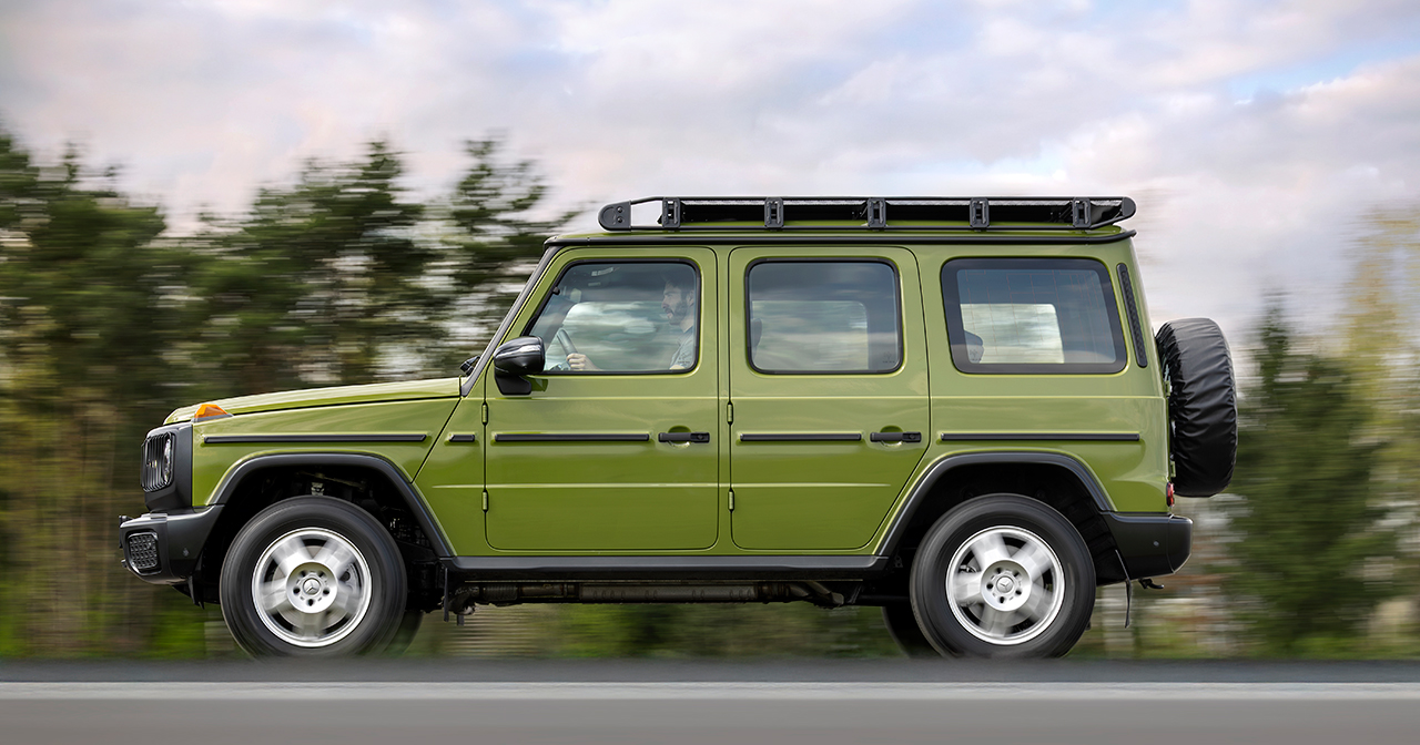 Front der Mercedes-Benz G-Klasse Edition Stärker als die 1980er Jahre