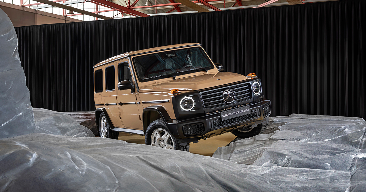 Mercedes-Benz G-Klasse Edition Stronger Than the 1980s in der Farbe Agave Green