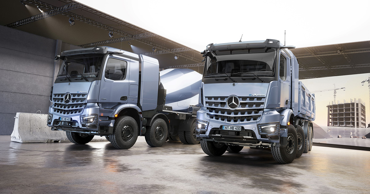 Mercedes-Benz eArocs 400 Elektro-Lkw Mercedes-Benz eArocs 400 Elektro-Lkw