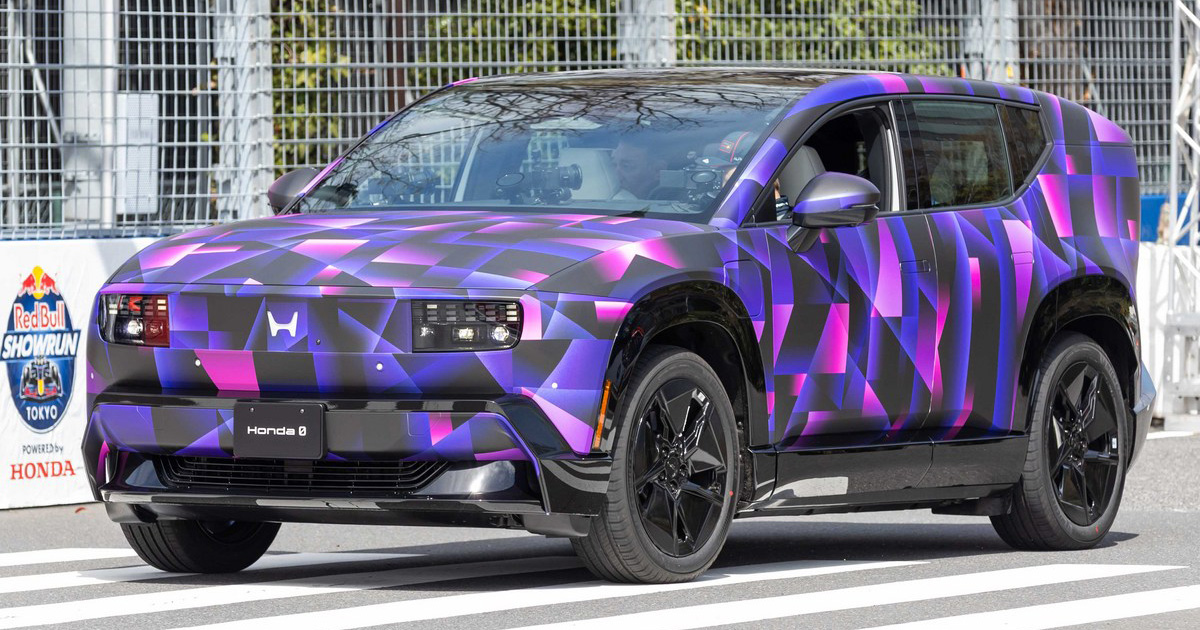 Honda 0 SUV gefahren von Max Verstappen
