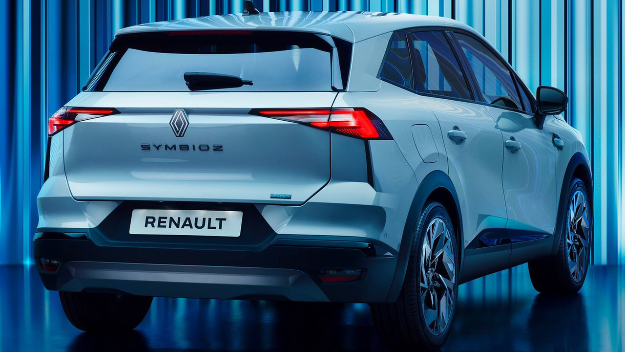 Mitsubishi Grandis Heckklappe als Teaser.