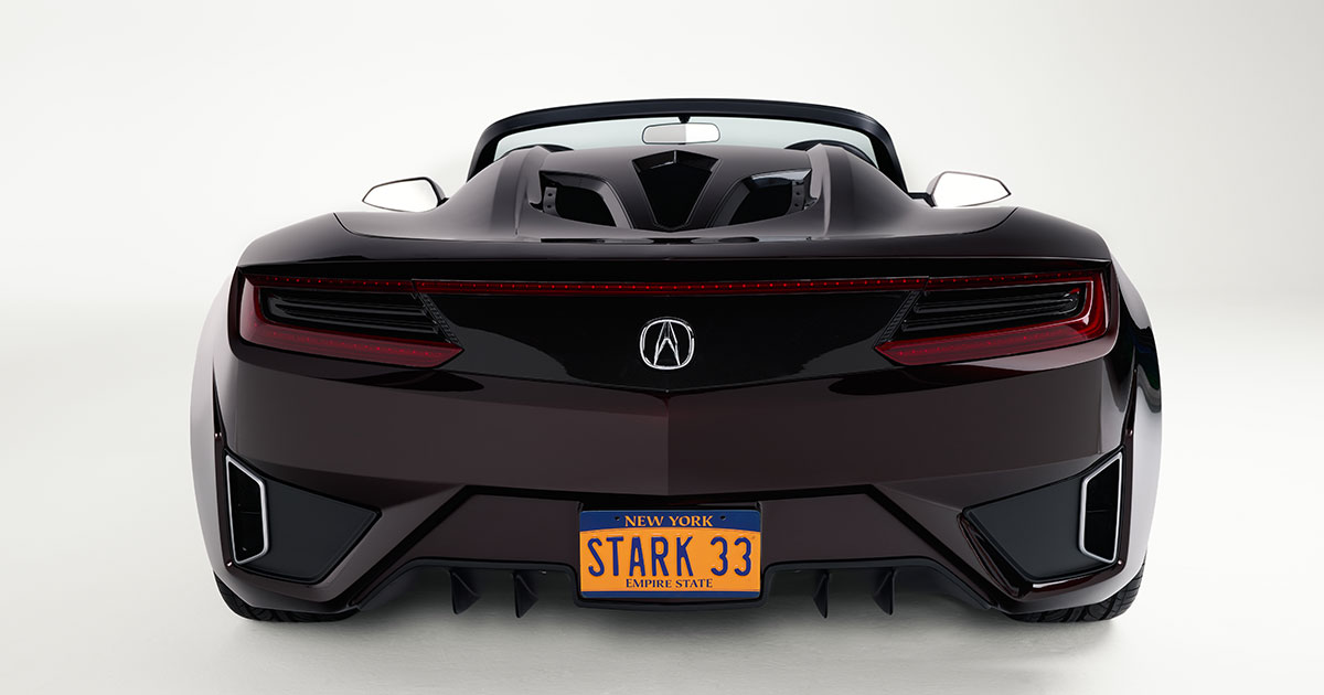 Acura NSX Roadster - Seitenansicht. Acura NSX Roadster - Seitenansicht.