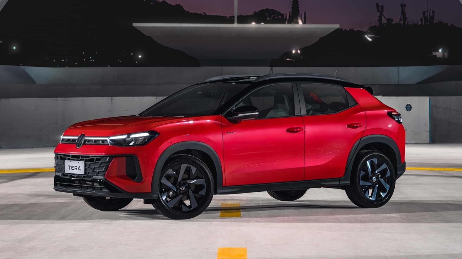 Rückansicht des Volkswagen Tera