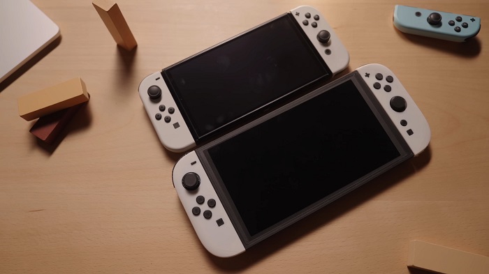 Ein chinesischer Blogger hat auf der Grundlage von durchgesickerten Informationen ein 3D-Modell der Nintendo Switch 2 erstellt und Vergleiche mit anderen Handheld-Konsolen angestellt (Video)-2 Ein chinesischer Blogger hat auf der Grundlage von durchgesickerten Informationen ein 3D-Modell der Nintendo Switch 2 erstellt und Vergleiche mit anderen Handheld-Konsolen angestellt (Video)-2