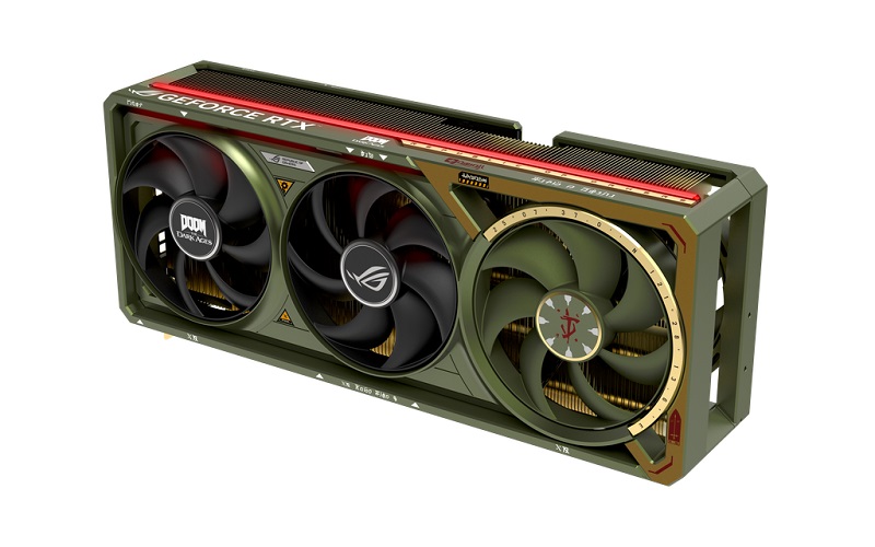 ROG Astral GeForce RTX 5080 DOOM Edition Grafikkartenlüfter ROG Astral GeForce RTX 5080 DOOM Edition Grafikkartenlüfter