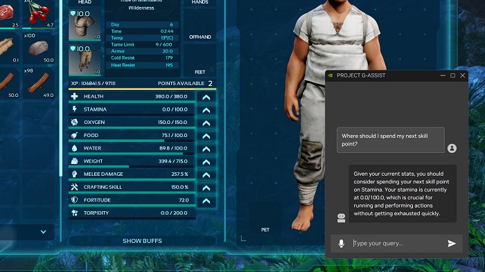 NVIDIAs Project G-Assist: eine innovative KI, die das Spiel anpasst, bei Komplettlösungen hilft und alle Feinheiten der Handlung erklärt-4 NVIDIAs Project G-Assist: eine innovative KI, die das Spiel anpasst, bei Komplettlösungen hilft und alle Feinheiten der Handlung erklärt-4