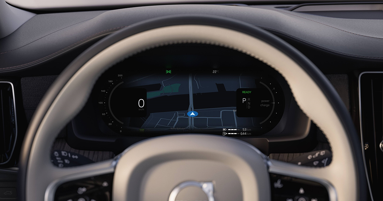Größerer Bildschirm des Multimediasystems im aktualisierten Volvo S90