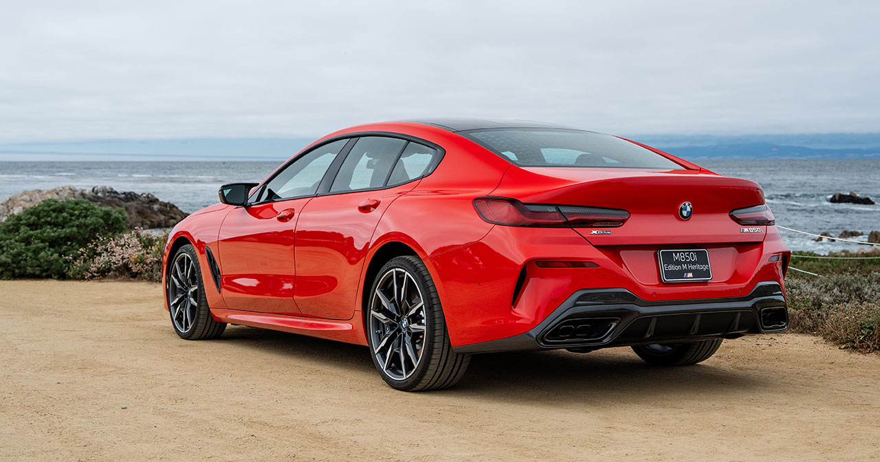 Gesamtansicht der BMW M850i Edition M Heritage Gesamtansicht der BMW M850i Edition M Heritage