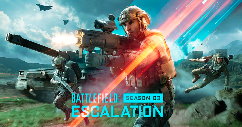 Electronic Arts wird am 17. November einen Gameplay-Trailer für die 3. Staffel von Battlefield 2042 mit dem Titel "Escalation" zeigen. Electronic Arts wird am 17. November einen Gameplay-Trailer für die 3. Staffel von Battlefield 2042 mit dem Titel "Escalation" zeigen.