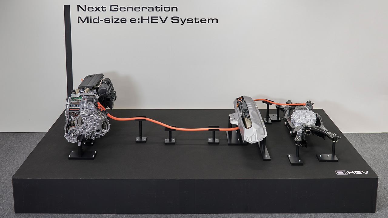 Die nächste Generation des mittelgroßen e:HEV-Systems Die nächste Generation des mittelgroßen e:HEV-Systems