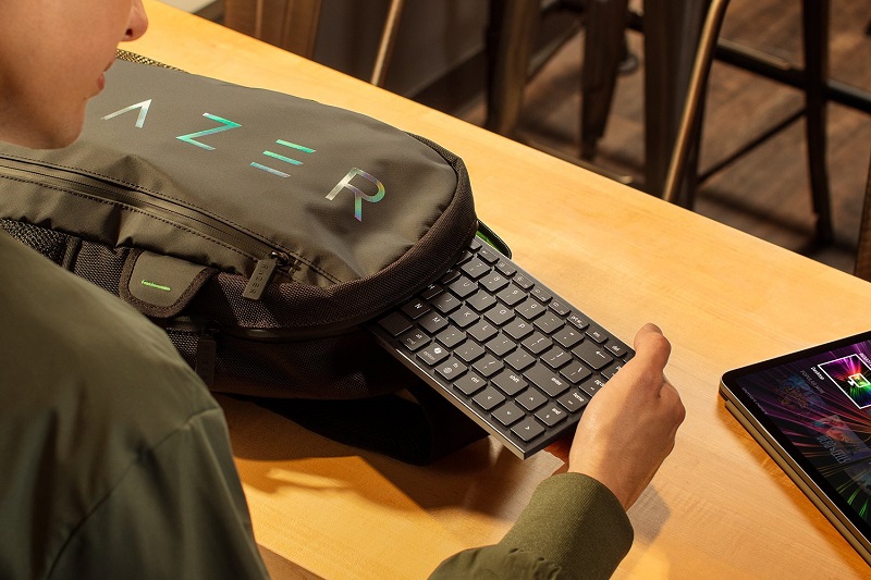 Anzeige der Hintergrundbeleuchtung des Razer Joro