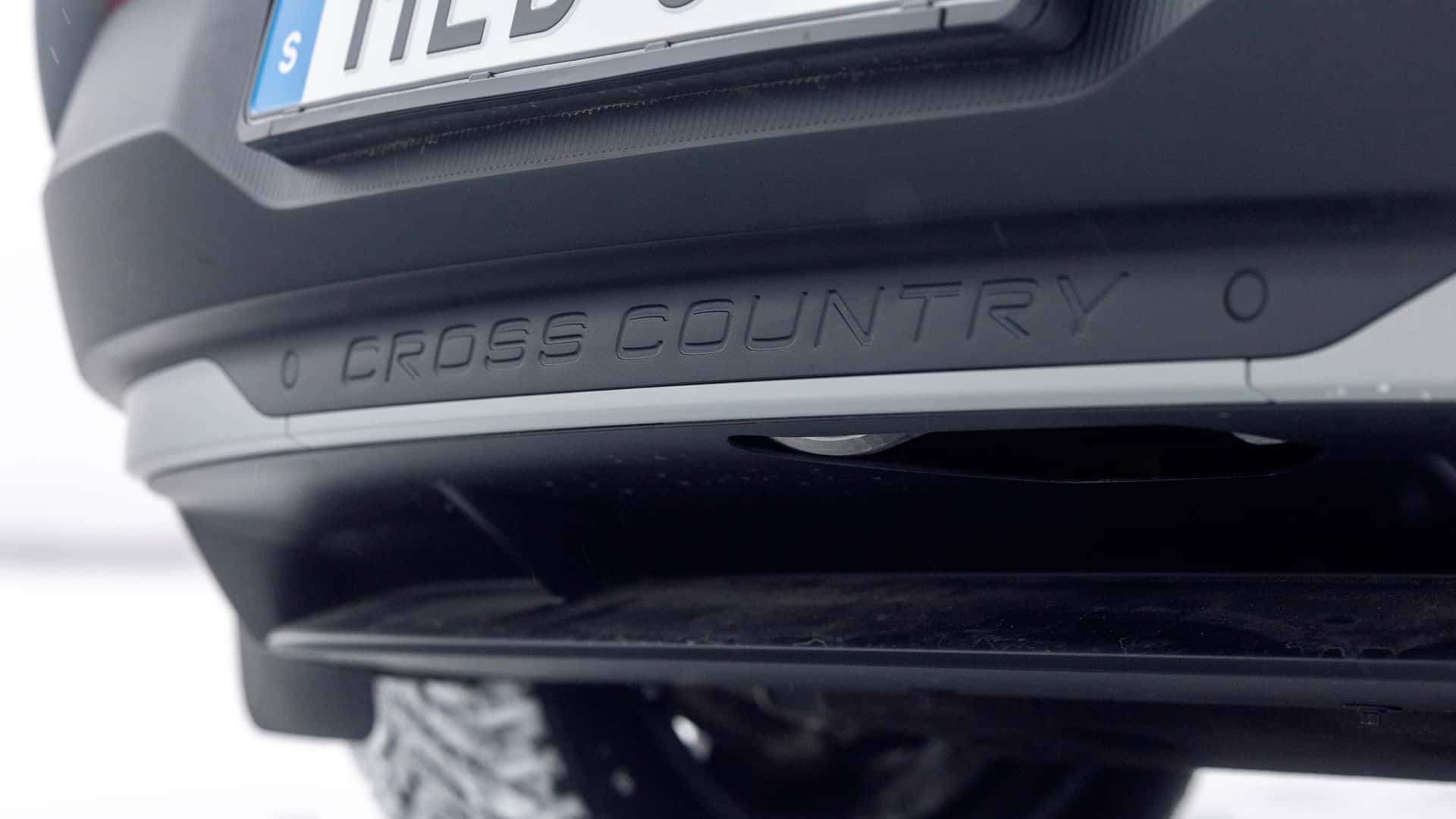 Volvo EX30 Cross Country auf der Straße Volvo EX30 Cross Country auf der Straße