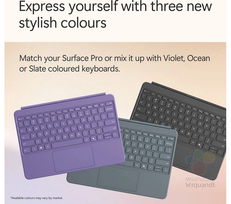 Surface Pro 12 mit einem Ständer auf der Rückseite