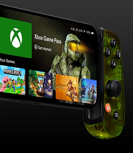 Backbone One: Xbox Edition Controller in Aktion Backbone One: Xbox Edition Controller in Aktion