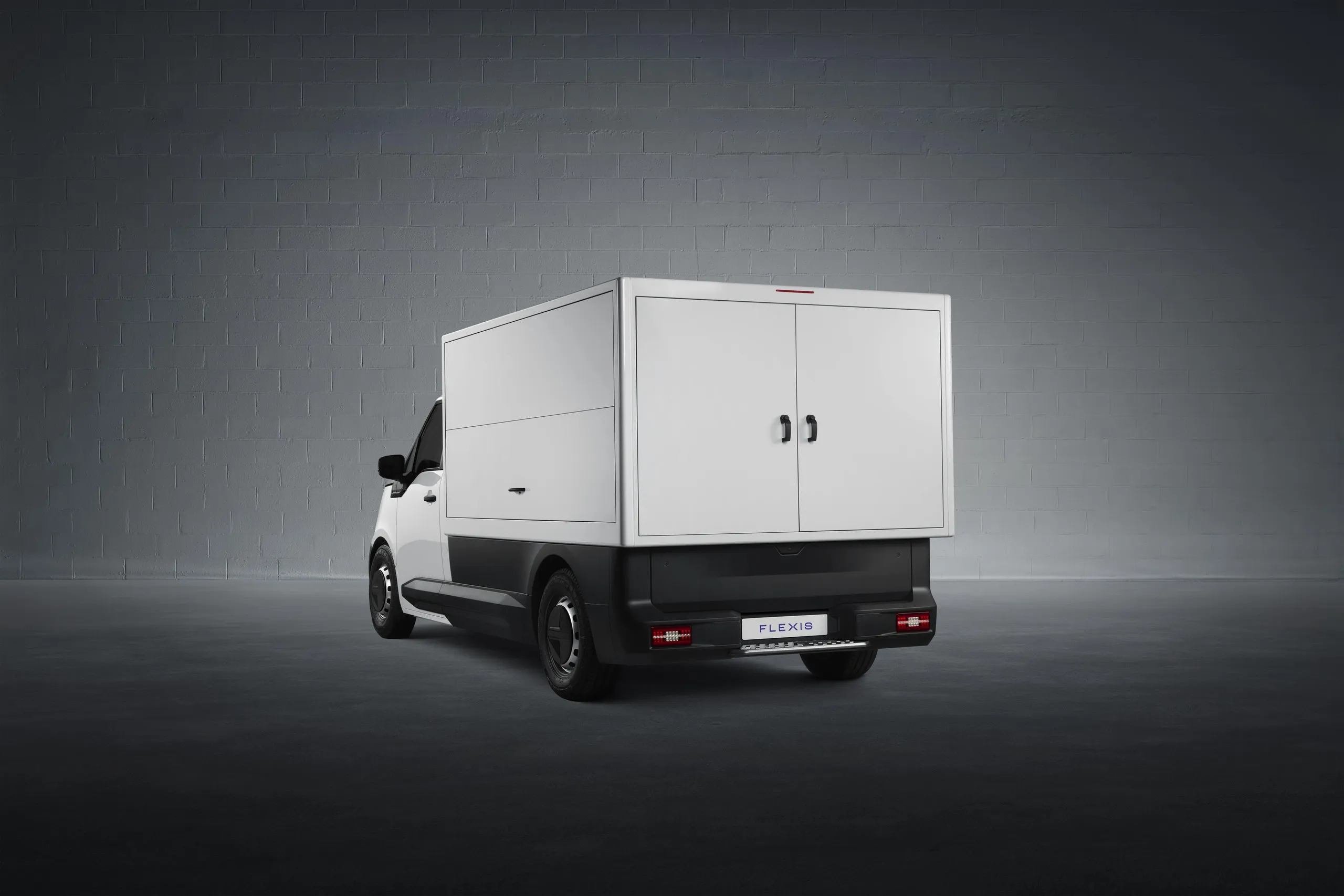 Innenraum des elektrischen Cargo Van