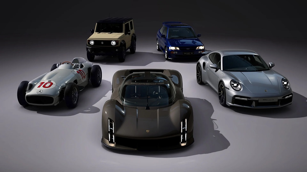 Für den Rennsimulator Gran Turismo 7 wurde ein November-Update veröffentlicht, das fünf berühmte Autos ins Spiel bringt, darunter den Porsche Mission X Für den Rennsimulator Gran Turismo 7 wurde ein November-Update veröffentlicht, das fünf berühmte Autos ins Spiel bringt, darunter den Porsche Mission X