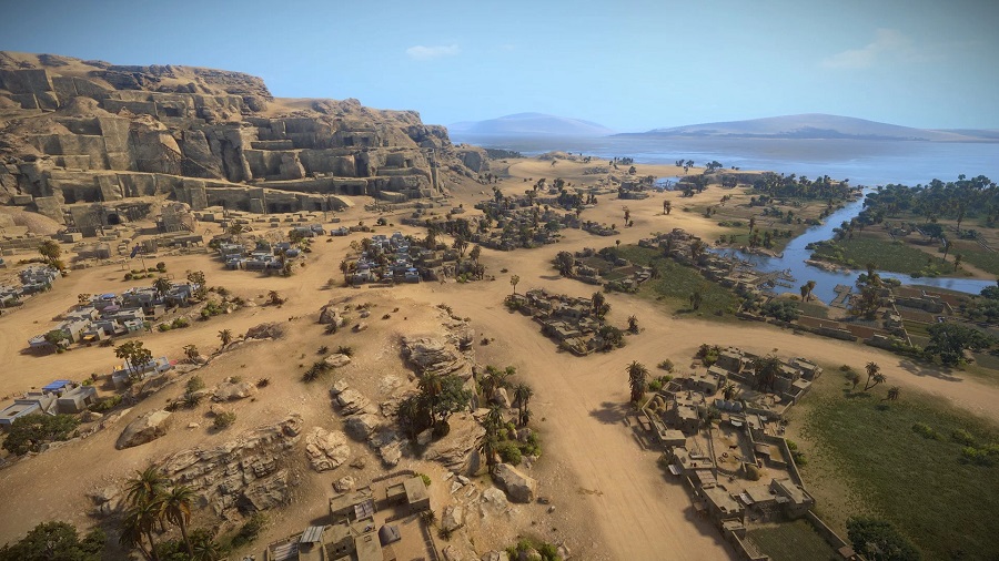 Die ersten Screenshots aus Total War: Pharaoh zeigen die majestätische Stadt des alten Ägyptens und die spektakuläre Sandwüstenlandschaft-3