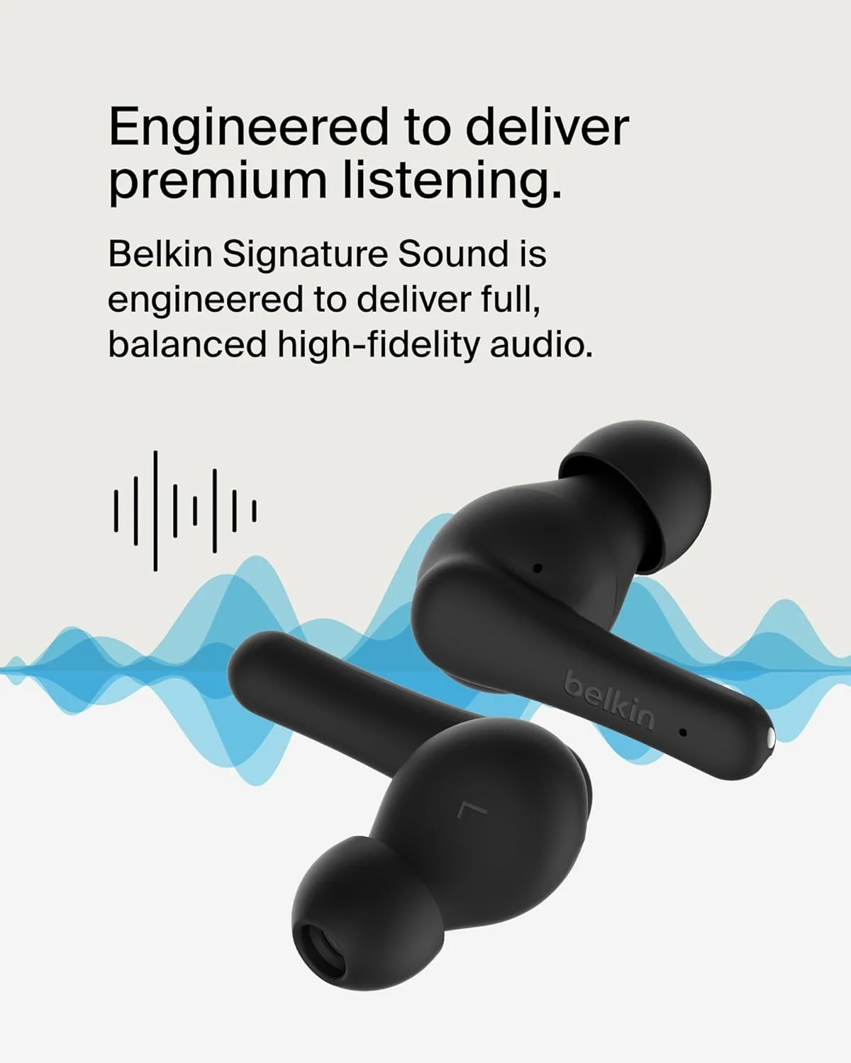 SoundForm Rhythm Kopfhörer in Aktion