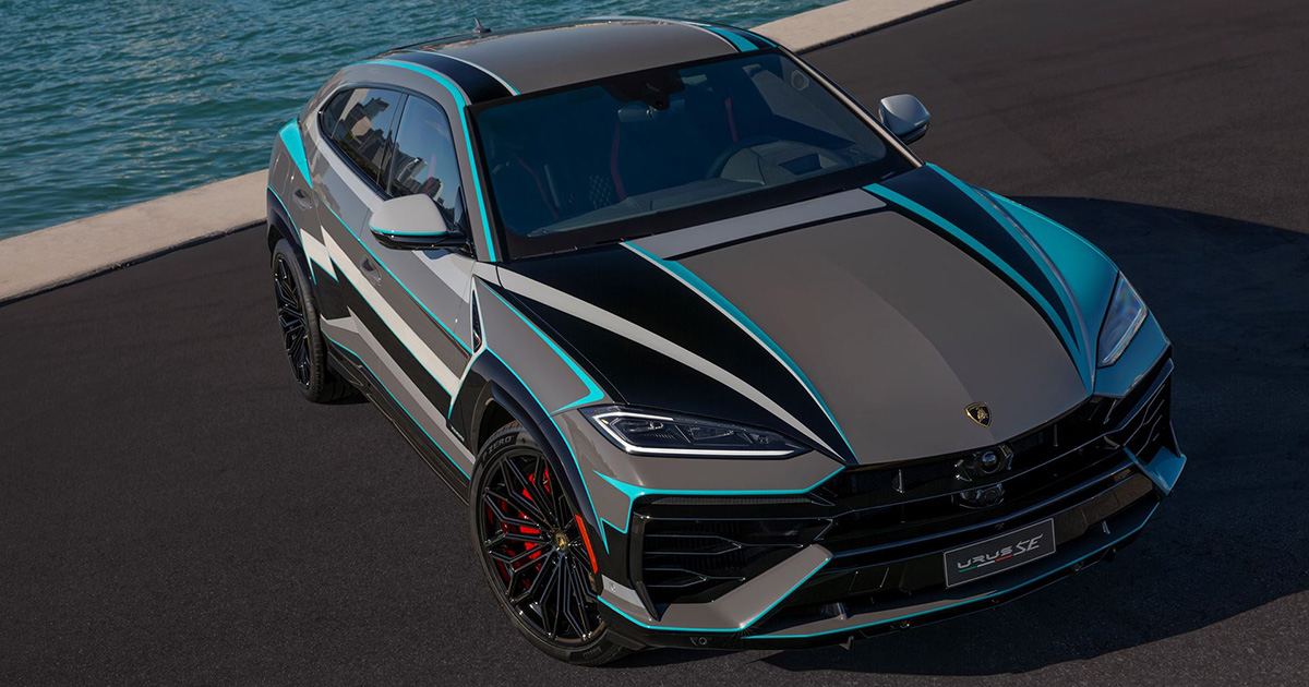 Lamborghini Urus SE Innenausstattung mit Lederpolsterung Lamborghini Urus SE Innenausstattung mit Lederpolsterung