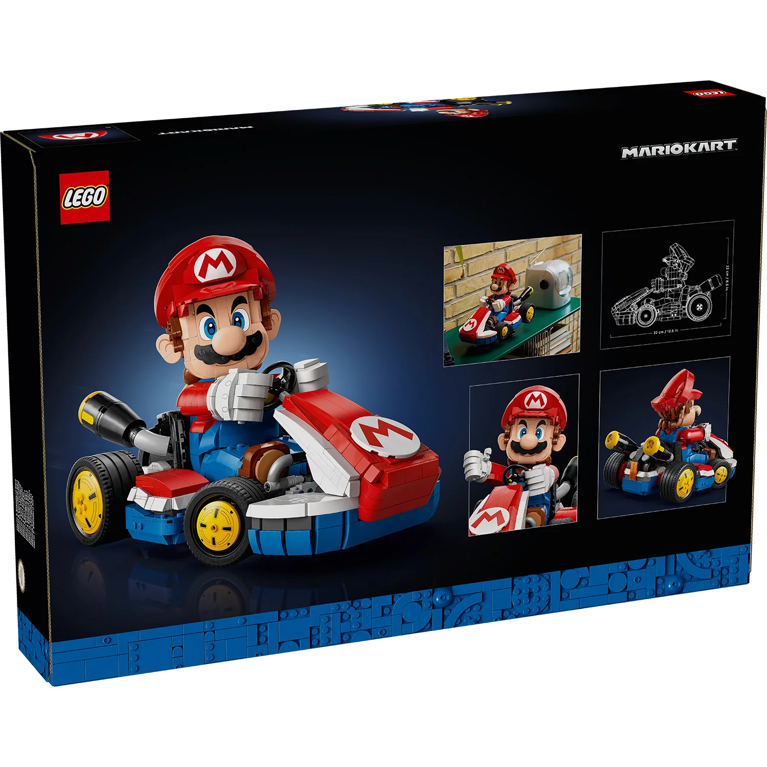 Mario-Figur im Auto Mario-Figur im Auto