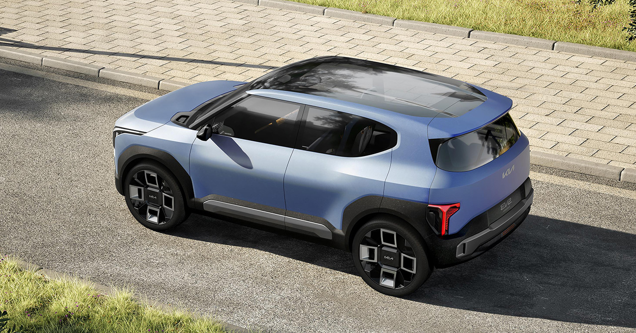 Frontpartie des Kia EV2 Frontpartie des Kia EV2