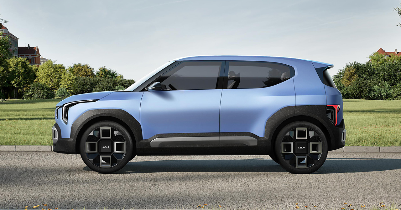 Kia EV2 Heckpartie Kia EV2 Heckpartie