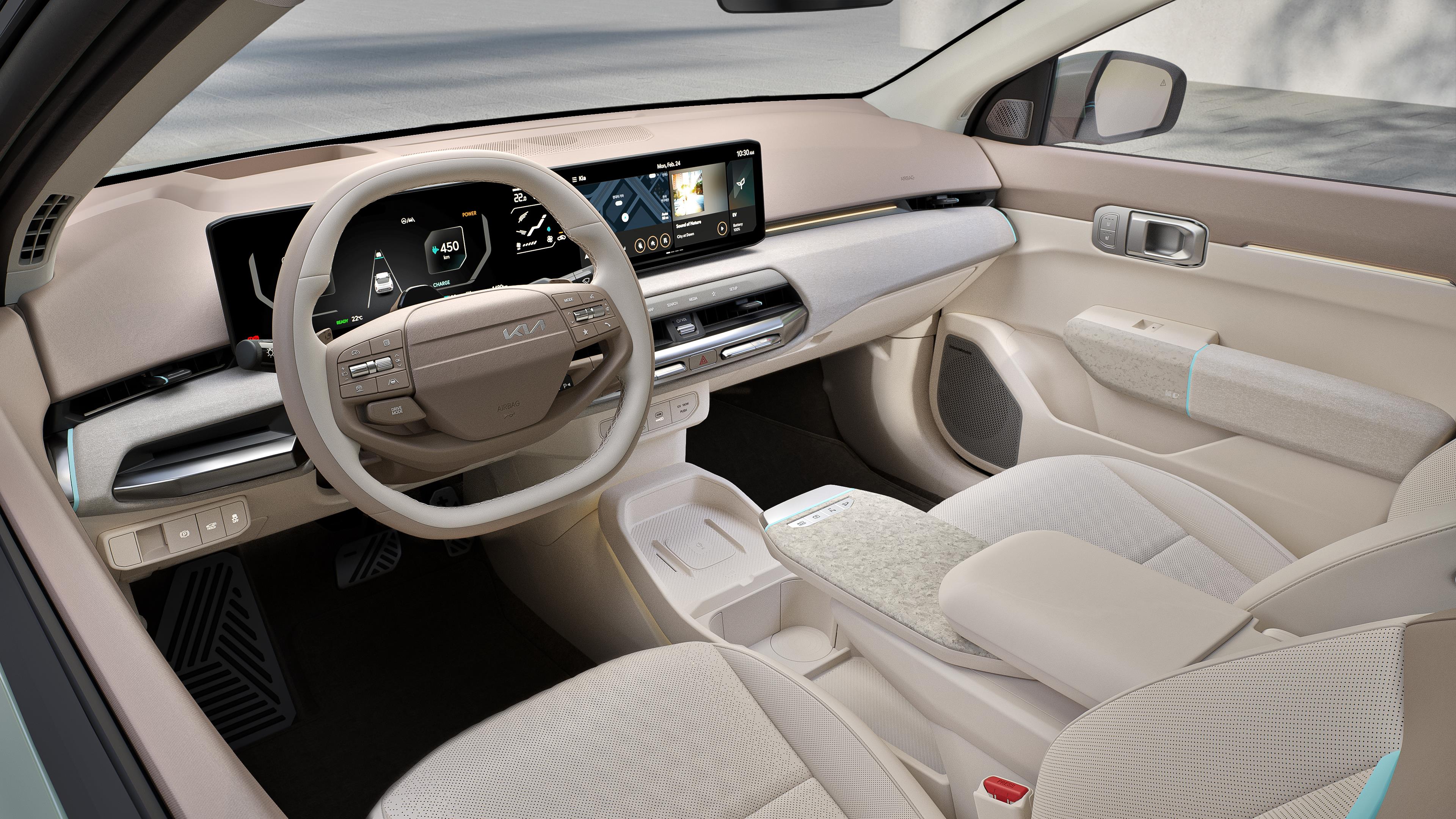 Kia EV4 Innenraum - Anzeigen Kia EV4 Innenraum - Anzeigen