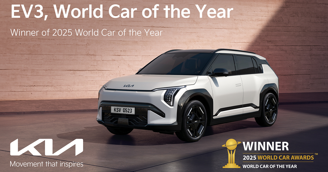 Kia EV3 wird zum Weltauto des Jahres 2025" nominiert
