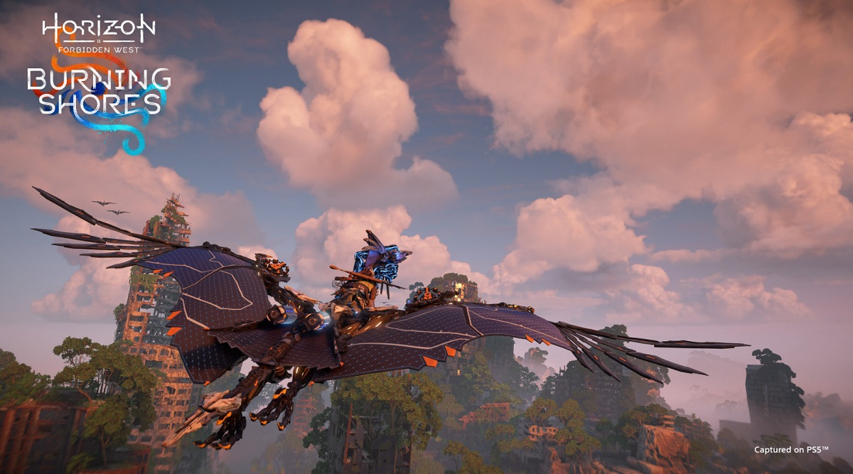 Die Schönheit und der Realismus des Himmels in den neuen Screenshots des Add-ons Burning Shores für Horizon Forbidden West
