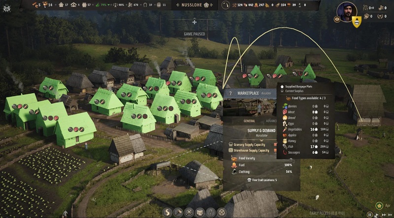 Der nächste große Patch wird zwei neue Karten für Manor Lords hinzufügen, die Möglichkeit, Gebäude zu verbessern und eine aktualisierte Verteilung von Bier und Waren - Screenshots wurden veröffentlicht-14 Der nächste große Patch wird zwei neue Karten für Manor Lords hinzufügen, die Möglichkeit, Gebäude zu verbessern und eine aktualisierte Verteilung von Bier und Waren - Screenshots wurden veröffentlicht-14