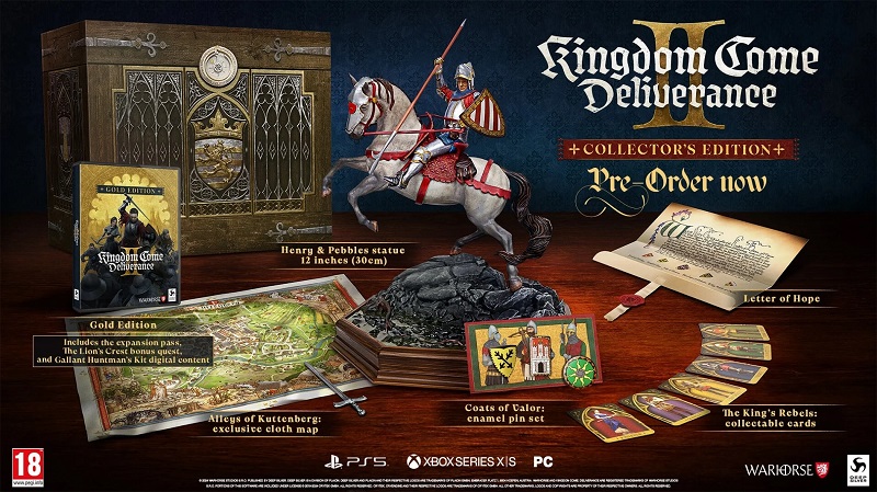 Warhorse Studios hat eine Collector's Edition des ambitionierten Mittelalter-Rollenspiels Kingdom Come enthüllt: Deliverance 2-2 Warhorse Studios hat eine Collector's Edition des ambitionierten Mittelalter-Rollenspiels Kingdom Come enthüllt: Deliverance 2-2