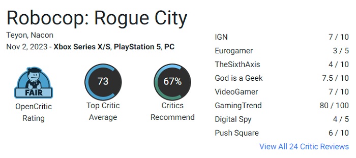 Ein Spiel für Fans: Kritiker lobten den Shooter RoboCop: Rogue City zurückhaltend-2 Ein Spiel für Fans: Kritiker lobten den Shooter RoboCop: Rogue City zurückhaltend-2