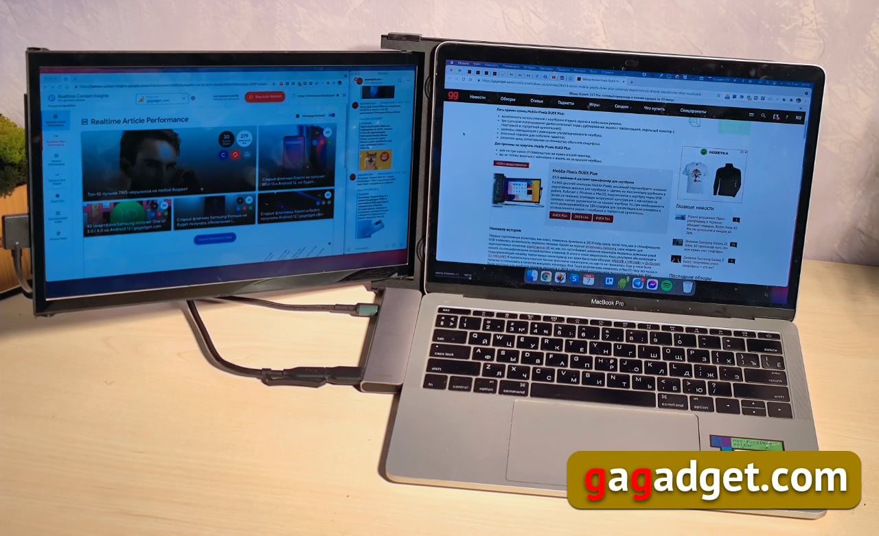 Wie Sie Ihren Laptop-Bildschirm verdoppeln und trotzdem mobil bleiben: der Mobile Pixels DUEX Plus USB-Transformer-Monitor im Test Wie Sie Ihren Laptop-Bildschirm verdoppeln und trotzdem mobil bleiben: der Mobile Pixels DUEX Plus USB-Transformer-Monitor im Test