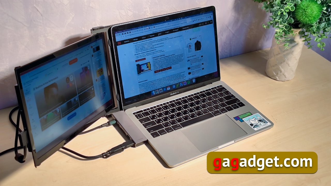 Wie Sie Ihren Laptop-Bildschirm verdoppeln und trotzdem mobil bleiben: der Mobile Pixels DUEX Plus USB-Transformer-Monitor im Test-2 Wie Sie Ihren Laptop-Bildschirm verdoppeln und trotzdem mobil bleiben: der Mobile Pixels DUEX Plus USB-Transformer-Monitor im Test-2