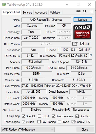 Acer Nitro 5 AN517-41 Test: Ersatz für den Gaming-Desktop im Jahr 2021-32 Acer Nitro 5 AN517-41 Test: Ersatz für den Gaming-Desktop im Jahr 2021-32