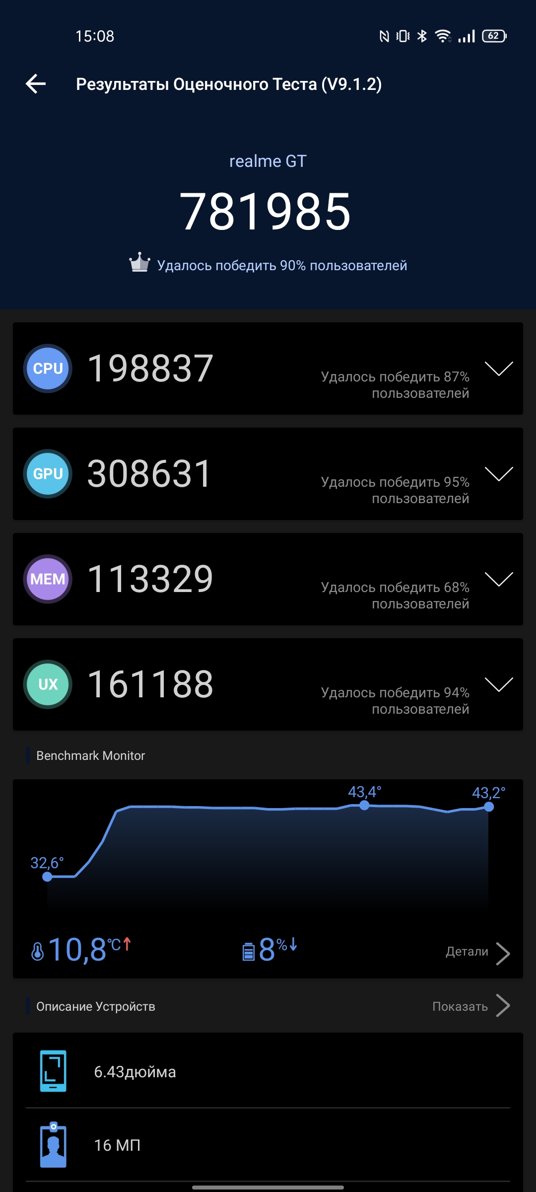 Realme GT Test: das günstigste Smartphone mit dem Flaggschiff-Prozessor Snapdragon 888-90 Realme GT Test: das günstigste Smartphone mit dem Flaggschiff-Prozessor Snapdragon 888-90