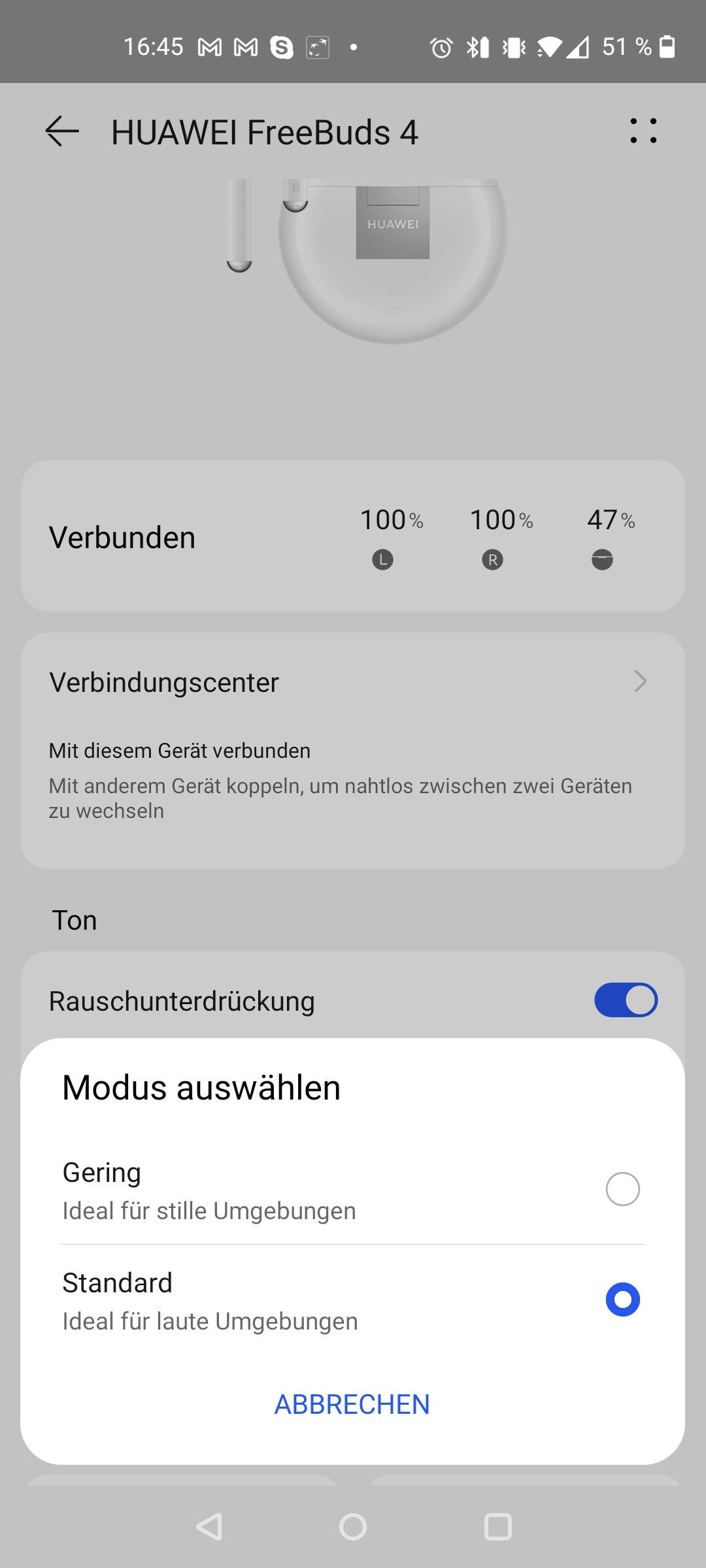 Halboffene Ohrhörer mit aktiver Geräuschunterdrückung TWS: Huawei Freebuds 4 im Test-26 Halboffene Ohrhörer mit aktiver Geräuschunterdrückung TWS: Huawei Freebuds 4 im Test-26