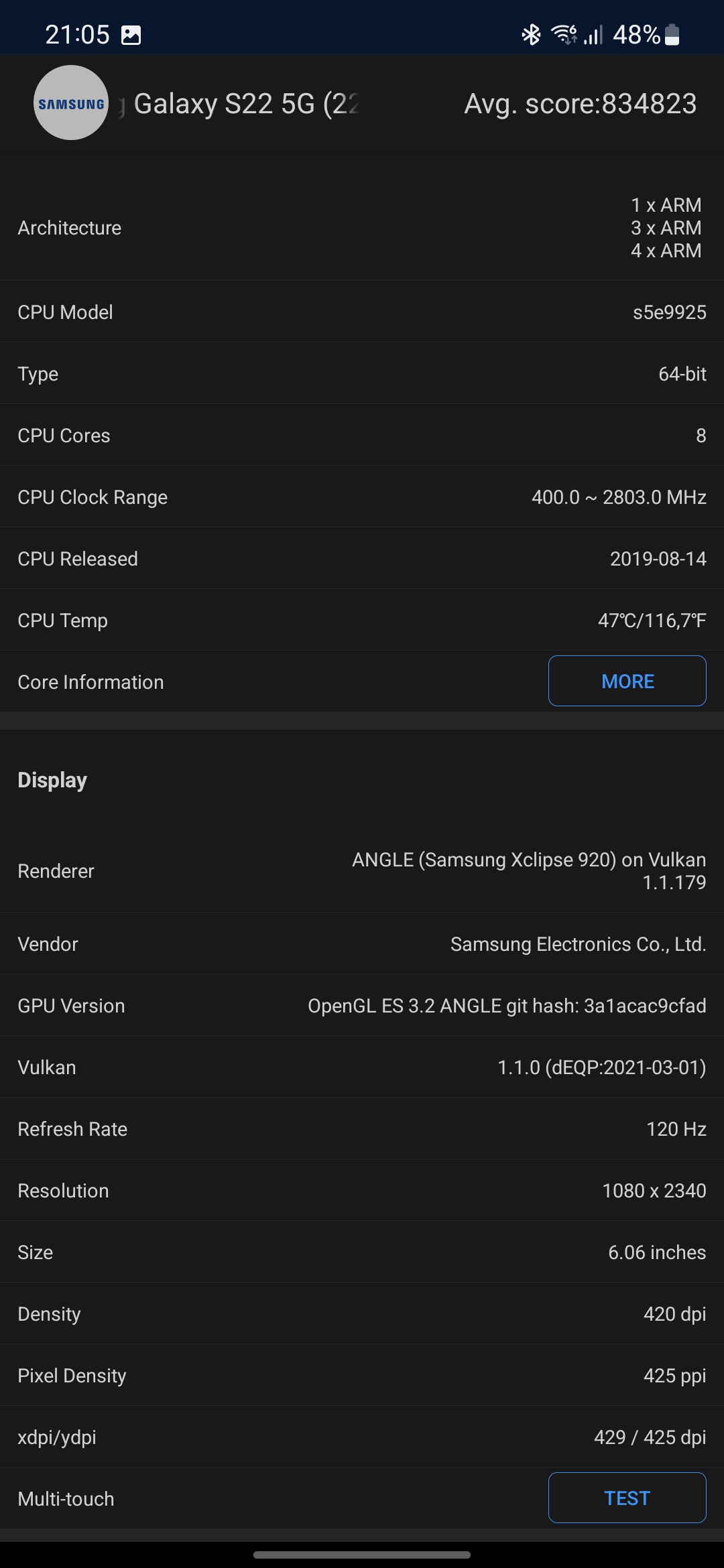 Samsung Galaxy S22 und Galaxy S22+ im Test: Universelle Flaggschiffe-114 Samsung Galaxy S22 und Galaxy S22+ im Test: Universelle Flaggschiffe-114