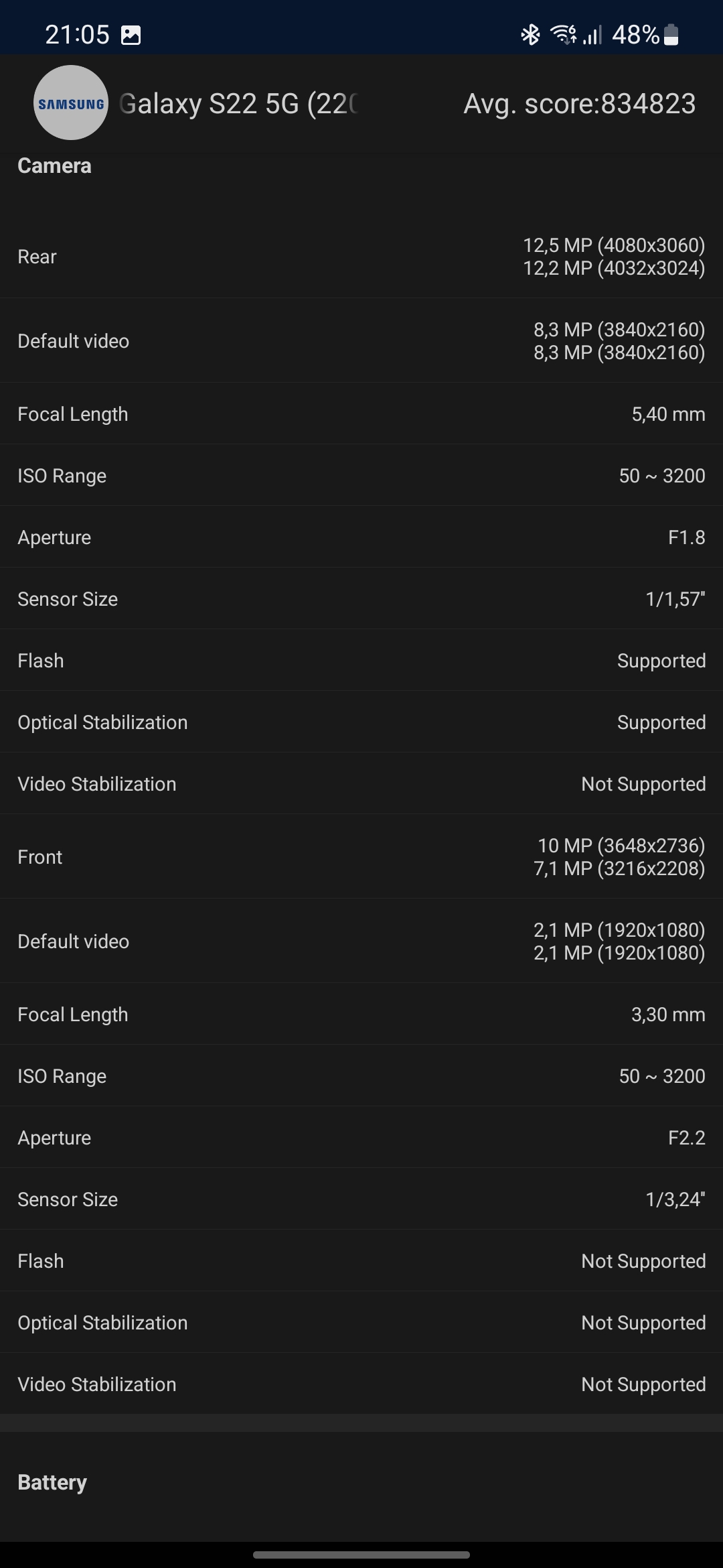 Samsung Galaxy S22 und Galaxy S22+ im Test: Universelle Flaggschiffe-115 Samsung Galaxy S22 und Galaxy S22+ im Test: Universelle Flaggschiffe-115