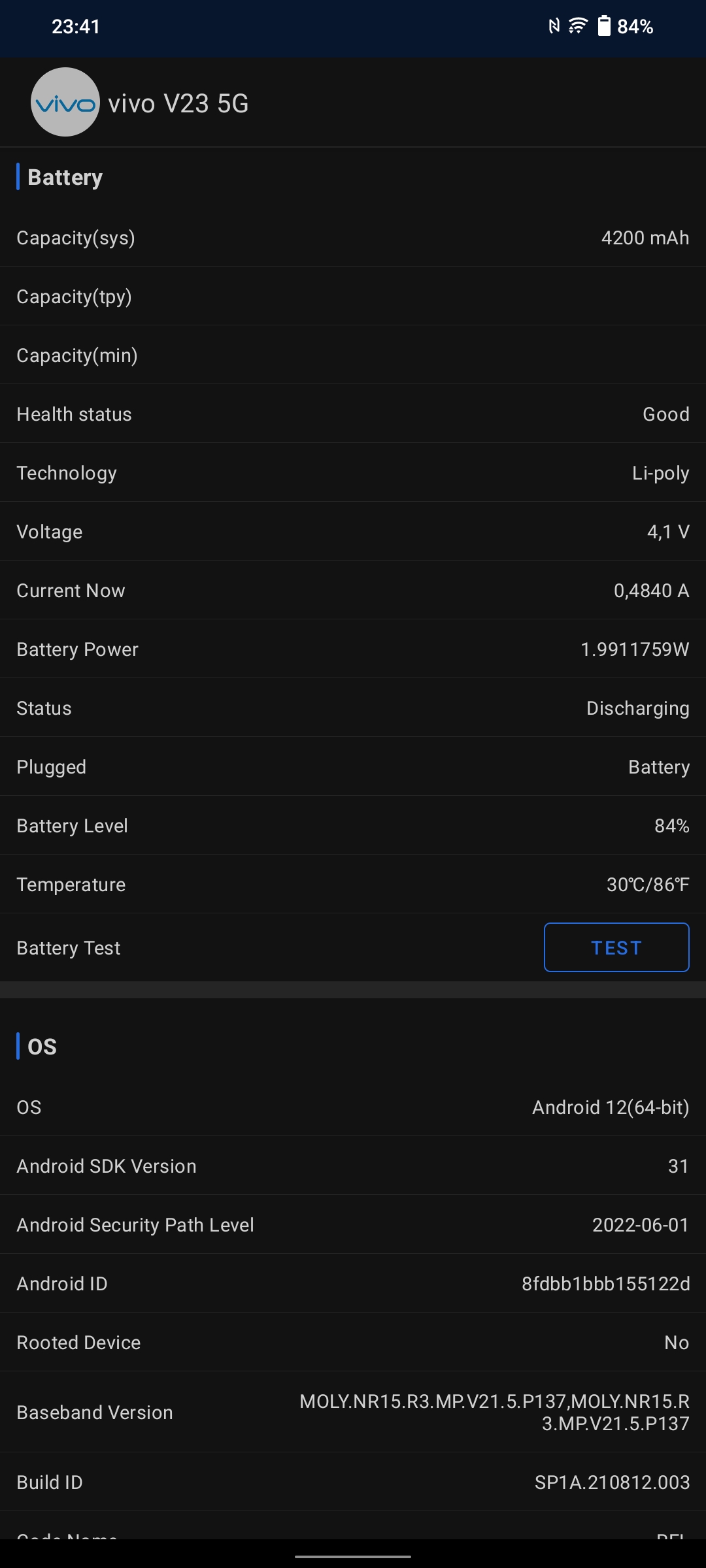 Vivo V23 5G im Test: Das erste farbwechselnde Smartphone der Welt-100 Vivo V23 5G im Test: Das erste farbwechselnde Smartphone der Welt-100