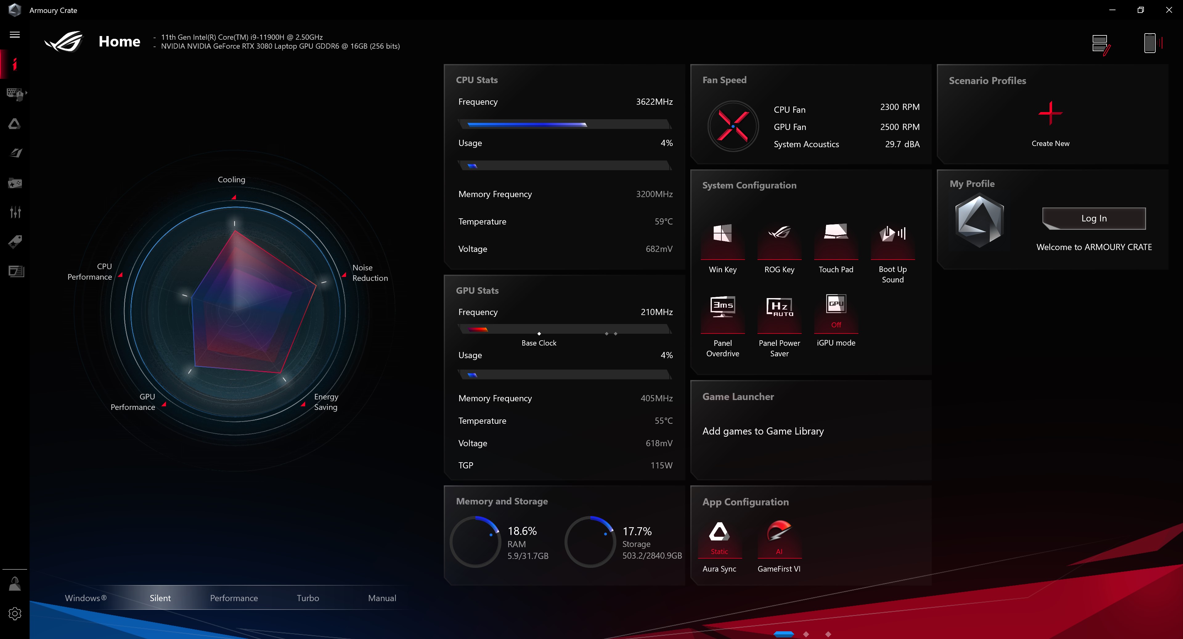 ASUS ROG Zephyrus S17 GX703 im Test: ein All-in-One-Gaming-Laptop-94 ASUS ROG Zephyrus S17 GX703 im Test: ein All-in-One-Gaming-Laptop-94