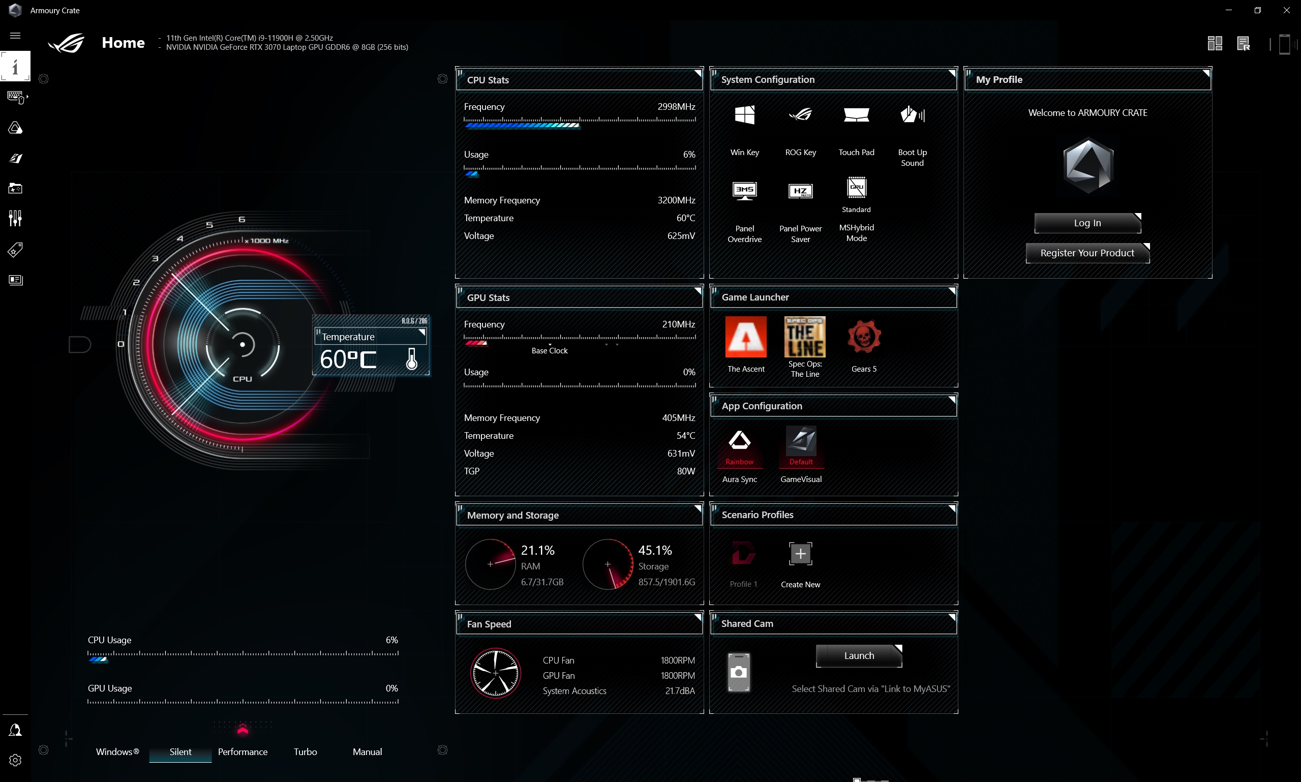 ASUS ROG Zephyrus M16 Test: Tötungskraft im 16-Zoll-Kaliber-104 ASUS ROG Zephyrus M16 Test: Tötungskraft im 16-Zoll-Kaliber-104