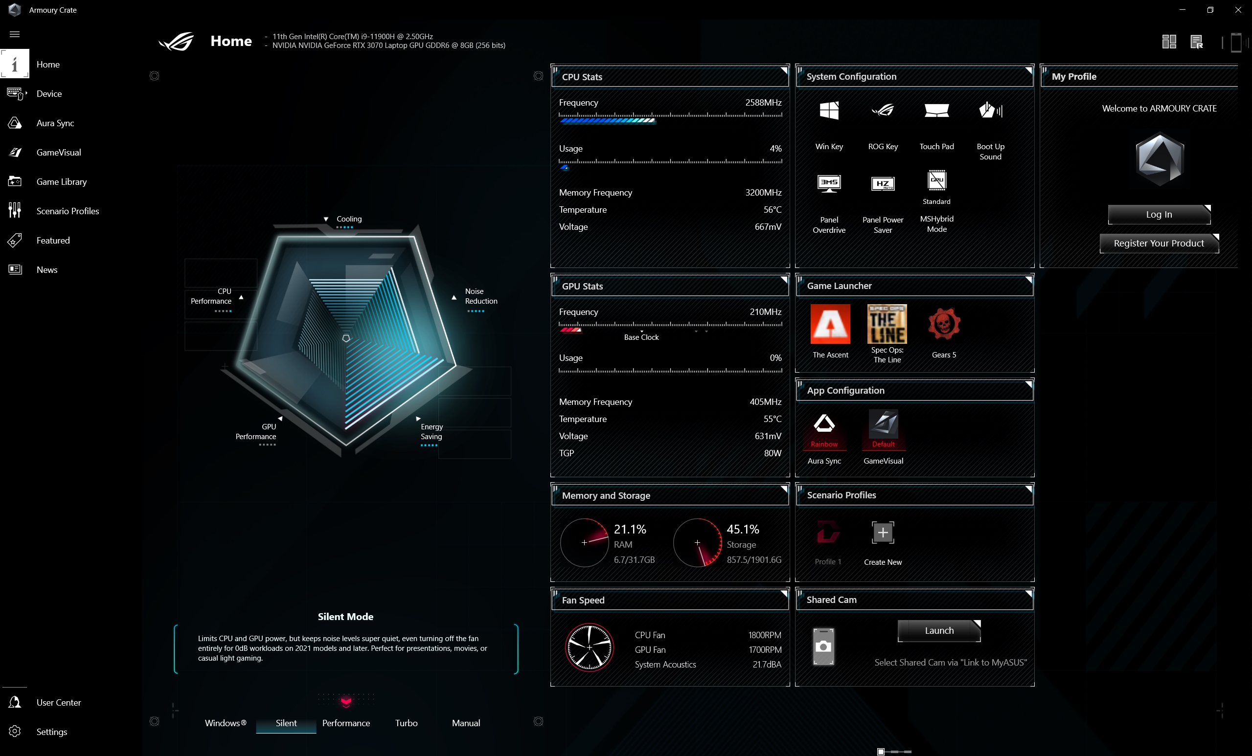 ASUS ROG Zephyrus M16 Test: Tötungskraft im 16-Zoll-Kaliber-105 ASUS ROG Zephyrus M16 Test: Tötungskraft im 16-Zoll-Kaliber-105
