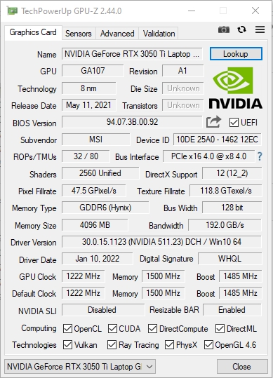 MSI Katana GF66 11UD Test: Eine praktische Waffe für einen virtuellen Samurai-37 MSI Katana GF66 11UD Test: Eine praktische Waffe für einen virtuellen Samurai-37