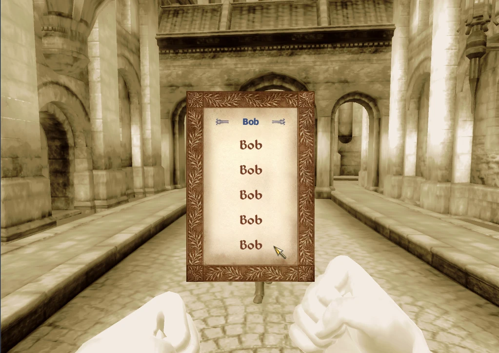 Bild aus der "Boblivion"-Mode Bild aus der "Boblivion"-Mode