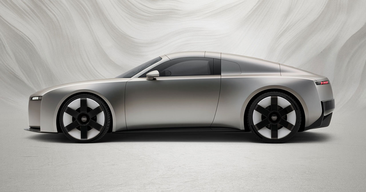 Seitenansicht des Audi Concept C