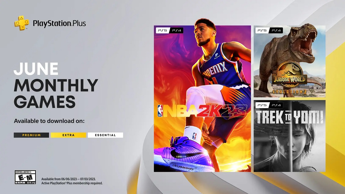 Samurai, Dinosaurier und Basketball: Im Juni erwartet PS Plus-Abonnenten eine Auswahl an verschiedenen Spielen Samurai, Dinosaurier und Basketball: Im Juni erwartet PS Plus-Abonnenten eine Auswahl an verschiedenen Spielen